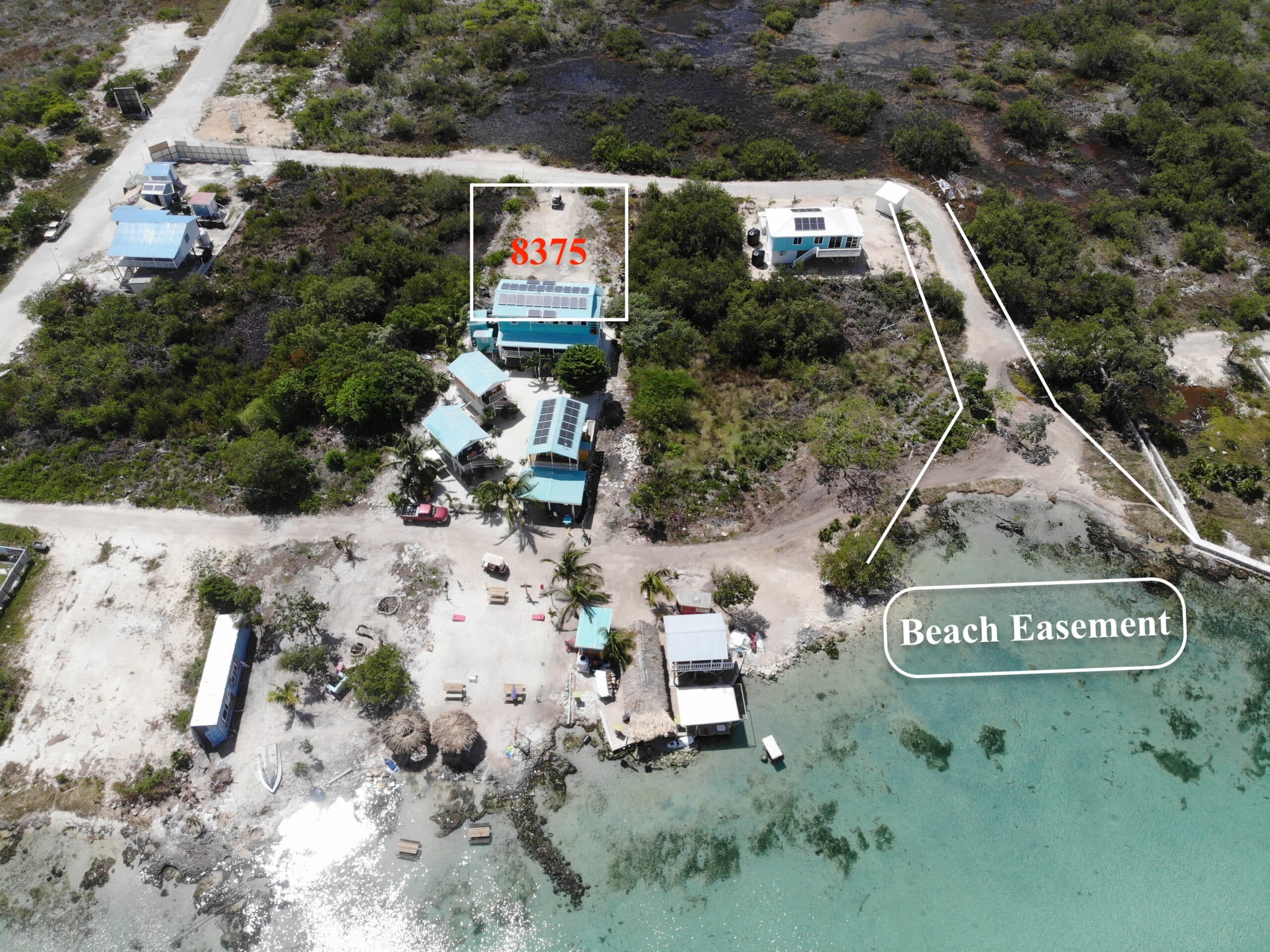 3Rd Row Lot behind the secret beach cabanas, ocean view lot. 4